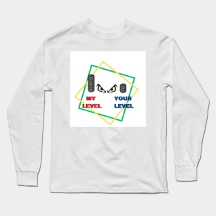 Gym level design Long Sleeve T-Shirt